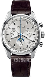 Zenith El Primero Srebrny/Skóra Ø42 mm 03.2091.410-01.C494