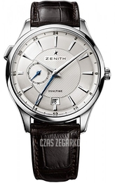 Zenith Captain Srebrny/Skóra Ø40 mm 03.2130.682-02.C498