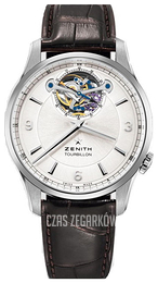 Zenith Captain Srebrny/Skóra Ø40 mm 03.2190.4041-01.C498