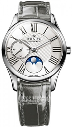Zenith Heritage Ultra Thin Lady Moonphase Srebrny/Skóra Ø33 mm 03.2310.692-02.C706