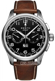 Zenith Pilot Big Date Czarny/Skóra Ø42 mm 03.2410.4010-21.C722