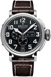 Zenith Pilot Czarny/Skóra Ø48 mm 03.2430.4054-21.C721