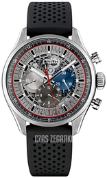 Zenith El Primero Srebrny/Guma Ø45 mm 03.2522.400-69.R576