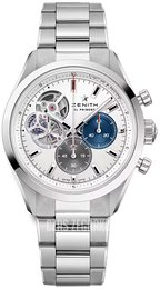 Zenith El Primero Biały/Stal Ø39.5 mm 03.3300.3604-69.M3300
