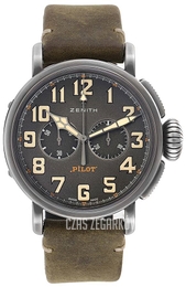 Zenith Pilot Szary/Skóra Ø45 mm 11.2430.4069-21.C773
