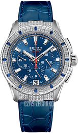 Zenith El Primero Niebieski/Skóra Ø45.5 mm 16.2063.405-51.C715