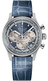 Zenith El Primero Niebieski/Skóra Ø38 mm 16.2150.400-51.C705