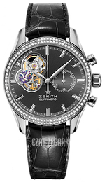 Zenith El Primero Czarny/Skóra Ø38 mm 16.2150.4062-91.C760