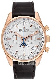 Zenith El Primero Srebrny/Skóra Ø42 mm 18.2091.410-01.C494
