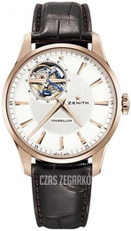 Zenith Captain Tourbillon Srebrny/Skóra Ø40 mm 18.2190.4041-01.C498