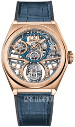 Zenith Defy Zero G Szkieletowa tarczy/Guma Ø44 mm 18.9000.8812-79.R584