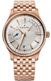 Zenith Captain Srebrny/18 karatowe różowe złoto Ø40 mm 22.2120.685-02.M2120