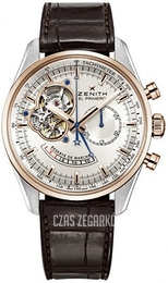 Zenith El Primero Chronomaster Srebrny/Skóra Ø42 mm 51.2080.4021-01.C494