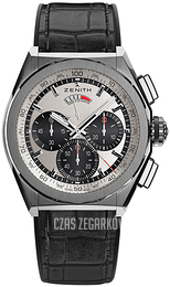 Zenith El Primero Srebrny/Guma Ø44 mm 95.9001.9004-01.R582