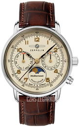 Zeppelin Mediterranee Beżowy/Skóra Ø36 mm 96375