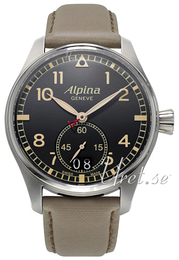 Alpina Startimer Czarny/Skóra Ø44 mm AL-280BGR4S6