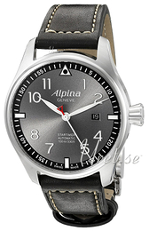 Alpina Startimer Szary/Skóra Ø44 mm AL-525GB4S6