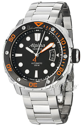 Alpina Seastrong Czarny/Stal Ø44 mm AL-525LBO4V26B