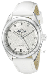 Alpina Comtesse Biały/Skóra Ø34 mm AL-525STD2C6