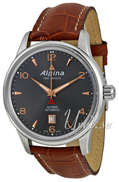 Alpina Alpiner Szary/Skóra Ø41.5 mm AL-525VG4E6