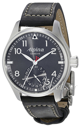 Alpina Startimer Szary/Skóra Ø44 mm AL-710G4S6