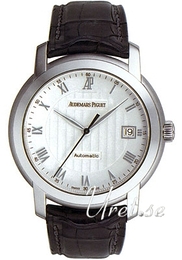 Audemars Piguet Jules Audemars Srebrny/Skóra Ø39 mm 15120BC.OO.A002CR.01
