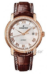 Audemars Piguet Jules Audemars Selfwinding Biały/Skóra Ø39 mm 15140OR.ZZ.A088CR.03