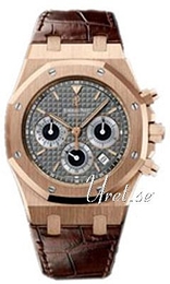 Audemars Piguet Royal Oak Chronograph Szary/Skóra Ø39 mm 26022OR.OO.D098CR.01