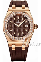 Audemars Piguet Royal Oak Lady Jewellery Watch Brązowy/Guma Ø33 mm 67601OR.ZZ.D080CA.01