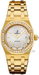 Audemars Piguet Royal Oak Lady Srebrny/18 karatowe żółte złoto Ø33 mm 77321BA.ZZ.1230BA.01