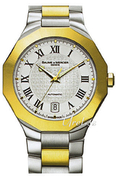 Baume & Mercier Riviera Srebrny/Stal Ø38 mm MOA8598