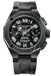 Baume & Mercier Riviera Czarny/Guma Ø45 mm MOA8834