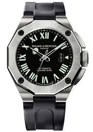 Baume & Mercier Riviera Czarny/Guma Ø45 mm MOA8835