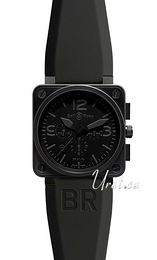 Bell & Ross Instrument Czarny/Guma 46x46 mm BR0194PHANTOM
