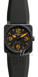 Bell & Ross Instrument Czarny/Guma 42x42 mm BR0392LtdBR