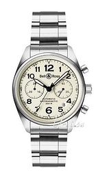 Bell & Ross Vintage Beżowy/Stal Ø39 mm BRVC126BGB