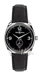 Bell & Ross Vintage Czarny/Skóra Ø38 mm BRVG123BL