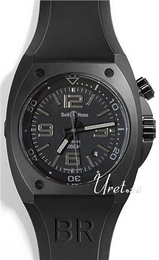 Bell & Ross Marine Czarny/Guma Ø44 mm BR 02-92 Phantom