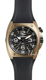 Bell & Ross Marine Czarny/Guma Ø44 mm BR 02-92 Pink Gold