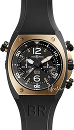 Bell & Ross Marine Czarny/Guma Ø44 mm BR 02-94 Pink Gold And Carbon