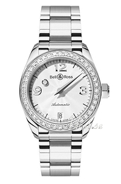 Bell & Ross Vintage Biały/Stal MYSDIAWHT1ROW