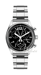 Bell & Ross Vintage Czarny/Stal VIN120BLA
