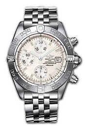 Breitling Galactic Chronograph II Biały/Stal Ø44 mm A13364-045