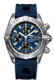 Breitling Galactic Chronograph II Niebieski/Guma Ø44 mm A13364-8218