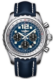 Breitling Chronospace Automatic Niebieski/Skóra Ø46 mm A23360-821