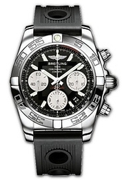 Breitling Chronomat 41 Czarny/Guma Ø41 mm AB0140-0118