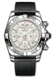 Breitling Chronomat 41 Biały/Guma Ø41 mm AB0140-0421