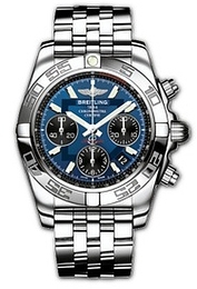 Breitling Chronomat 41 Niebieski/Stal Ø41 mm AB0140-825