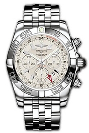 Breitling Chronomat GMT Biały/Stal Ø47 mm AB0410-045