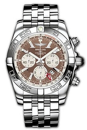 Breitling Chronomat GMT Brązowy/Stal Ø47 mm AB0410-795